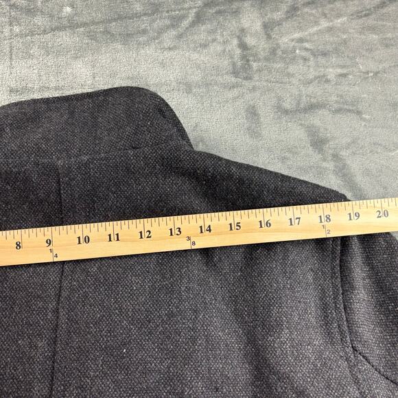 Joseph Abboud Coat Men’s M Wool Blend Jacket Formal Button Up Double Zip Gray - Picture 13 of 13